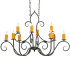 Meyda Tiffany Clifton 10 Light 28" Wide Taper Candle Style Chandelier Custom