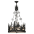 Meyda Tiffany Alpine 4 Light 23" Wide Pendant Steel