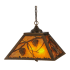 Meyda Tiffany Whispering Pines 2 Light 23" Wide Pendant Antique Copper