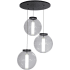 Meyda Tiffany Cilindro 3 Light 34" Wide Multi Light Pendant N/A
