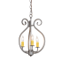 Meyda Tiffany Easton 3 Light 12" Wide Taper Candle Pendant N/A