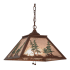 Meyda Tiffany Tall Pines 2 Light 22" Wide Pendant Rust
