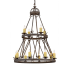 Meyda Tiffany Lakeshore 12 Light 36" Wide Taper Candle Style Chandelier Rust