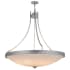 Meyda Tiffany Dionne 8 Light 48" Wide Pendant Nickel