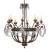 Meyda Tiffany Antonia 8 Light 38" Wide Crystal Candle Style Chandelier Antique