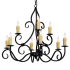Meyda Tiffany Clayton 9 Light 36" Wide Taper Candle Style Chandelier N/A