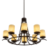 Meyda Tiffany Octavia 8 Light 34" Wide Ring Chandelier Oil Rubbed Bronze
