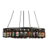 Meyda Tiffany Beer:30 4 Light 54" Wide Pendant Steel