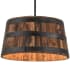 Meyda Tiffany Whiskey Barrel 4 Light 25" Wide Wood Pendant Natural Wood