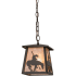 Meyda Tiffany Trails End 10" Wide Pendant Timeless Bronze