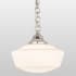Meyda Tiffany Revival 12" Wide Pendant Polished Nickel