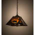 Meyda Tiffany Bear at Dawn 2 Light 22" Wide Pendant Timeless Bronze