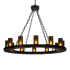 Meyda Tiffany Loxley 12 Light 42" Wide Ring Chandelier N/A
