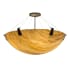 Meyda Tiffany Araneta 4 Light 37" Wide Semi-Flush Bowl Ceiling Fixture - Oil Rubbed Bronze Finish - GU24 Bulb Base Oil Rubbed Bronze