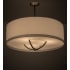 Meyda Tiffany Cilindro 3 Light 34" Wide Pendant Nickel