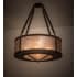 Meyda Tiffany Pomona 4 Light 28" Wide Pendant Cafe Noir