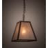 Meyda Tiffany Mission 14" Wide Pendant Cafe Noir