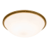 Meyda Tiffany Commerce 8 Light 49" Wide Flush Mount Bowl Ceiling Fixture Buttered Brass