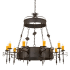 Meyda Tiffany Diamante 10 Light 54" Wide Taper Candle Style Chandelier Oil Rubbed Bronze