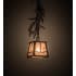 Meyda Tiffany Pine Branch Valley View 8" Wide Mini Pendant Cafe Noir