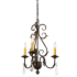 Meyda Tiffany French Elegance 3 Light 18" Wide Taper Candle Multi Light Pendant Crystal