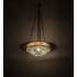 Meyda Tiffany Metro 3 Light 31" Wide Pendant Nickel / Transparent Copper