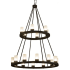 Meyda Tiffany Loxley 18 Light 42" Wide Ring Chandelier N/A