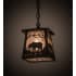 Meyda Tiffany Bear at Dawn 10" Wide Pendant Oil Rubbed Bronze