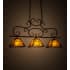 Meyda Tiffany Bandolei 3 Light 42" Wide Linear Pendant Mahogany Bronze