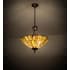 Meyda Tiffany Jadestone 3 Light 21" Wide Pendant Mahogany Bronze