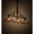 Meyda Tiffany Tall Pines 3 Light 46" Wide Linear Pendant Antique Copper