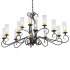 Meyda Tiffany Wallis 14 Light 36" Wide Chandelier N/A
