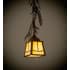 Meyda Tiffany Pine Branch Valley View 8" Wide Mini Pendant Antique Copper
