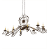 Meyda Tiffany Christabel 10 Light 68" Wide Taper Candle Linear Chandelier N/A