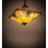 Meyda Tiffany Pinecone Ridge 4 Light 24" Wide Pendant Mahogany Bronze