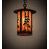 Meyda Tiffany Fulton Great Pines 10" Wide Pendant Antique Copper