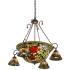 Meyda Tiffany Tiffany Rosebush 5 Light 36" Wide Chandelier Mahogany Bronze