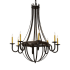 Meyda Tiffany Barrel Stave Metallo 8 Light 42" Wide Taper Candle Style Chandelier Timeless Bronze