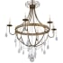 Meyda Tiffany Azaleia 6 Light 42" Wide Crystal Candle Style Chandelier Crystal