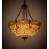 Meyda Tiffany Tiffany Hanginghead Dragonfly 4 Light 22" Wide Pendant Mahogany Bronze