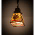 Meyda Tiffany Pinecone Mission 7" Wide Mini Pendant Mahogany Bronze