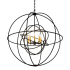 Meyda Tiffany Atom Enerjisi 8 Light 43" Wide Taper Candle Globe Chandelier N/A