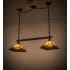 Meyda Tiffany Mission 2 Light 46" Wide Linear Pendant Oil Rubbed Bronze