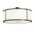 Meyda Tiffany Arcas 8 Light 48" Wide Semi-Flush Drum Ceiling Fixture - Timeless Bronze Finish - GU24 Bulb Base Timeless Bronze