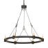 Meyda Tiffany Kenosha 6 Light 36" Wide Taper Candle Style Chandelier N/A