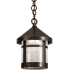 Meyda Tiffany 8" Wide Mini Pendant Craftsman Brown
