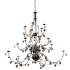 Meyda Tiffany Oak Leaf 15 Light 96" Wide Taper Candle Style Chandelier Mahogany Bronze