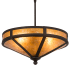 Meyda Tiffany Craftsman Prime 2 Light 16" Wide Pendant - Oil Rubbed Bronze Finish Oil Rubbed Bronze