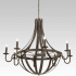 Meyda Tiffany Barrel Stave 8 Light 60" Wide Taper Candle Style Chandelier N/A