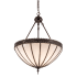 Meyda Tiffany 3 Light 21" Wide Pendant Craftsman Brown